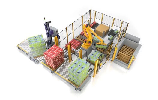 Bag Palletizing: Robotic Palletizers vs. Manual Labor 