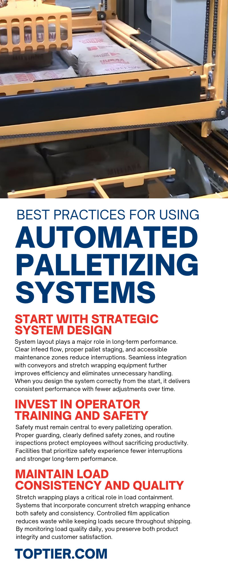 Best Practices for Using Automated Palletizing Systems
