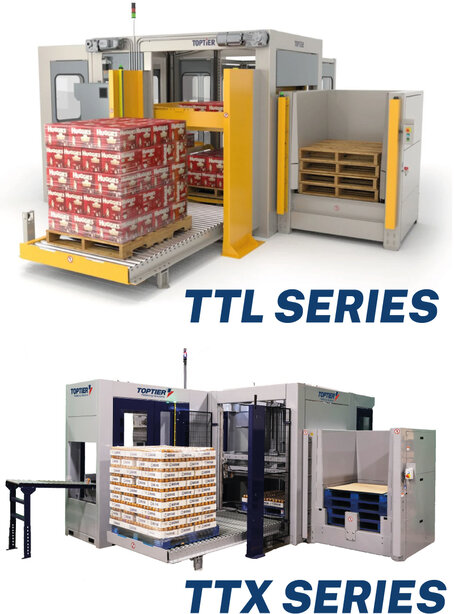 Low infeed Palletizers